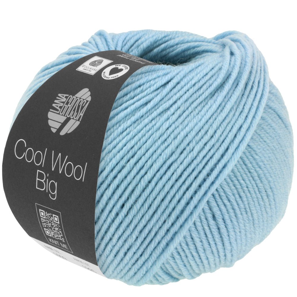 Cool Wool Big Melange (We Care) - 1620 Ljusblå melerad - Butik Maglia