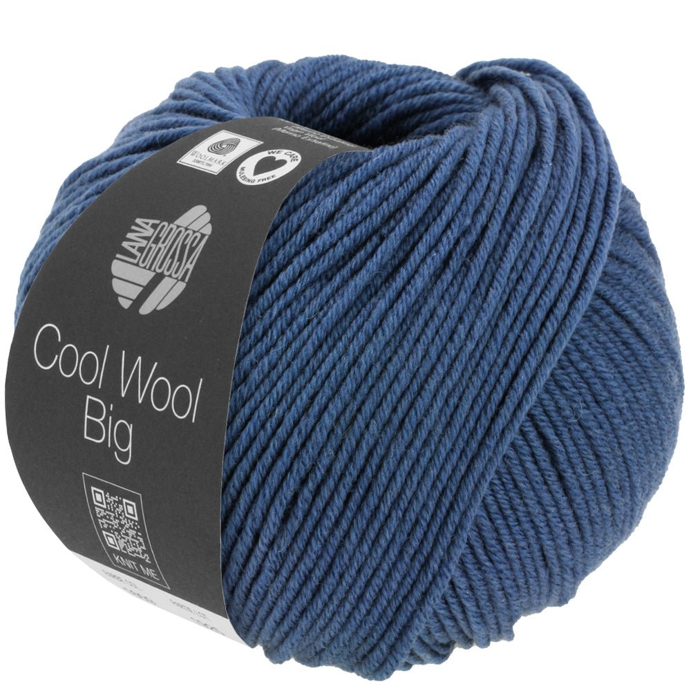 Cool Wool Big Melange (We Care) - 1655 Mörkblå melerad - UTGÅTT - Butik Maglia
