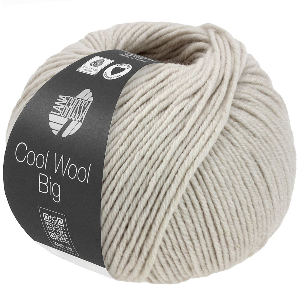 Cool Wool Big Melange (We Care) - 1691 Gråbeige melerad - Butik Maglia