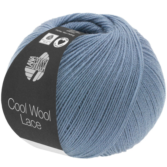 Cool Wool Lace - 002 Petrolblå