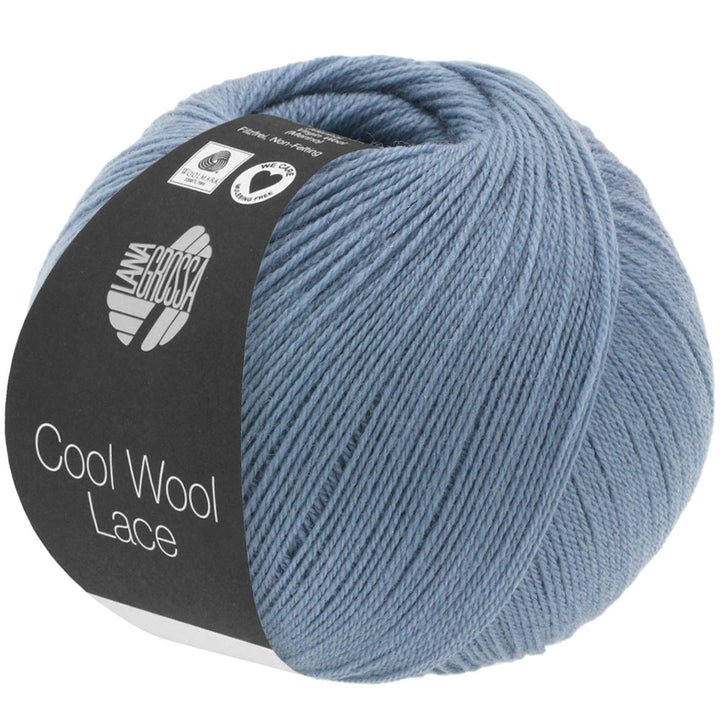 Cool Wool Lace - 002 Petrolblå