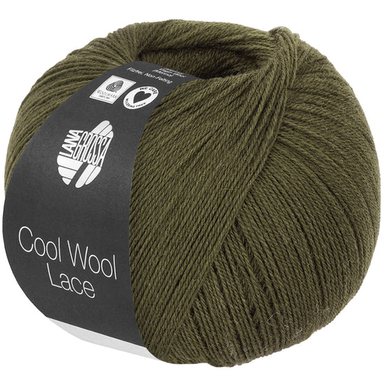 Cool Wool Lace - 070 Grönbrun