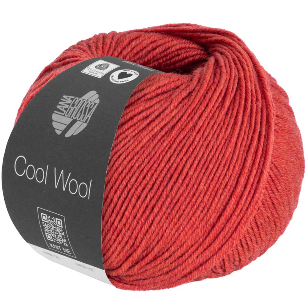 Cool Wool Melange - 1428 Röd melerad - Butik Maglia
