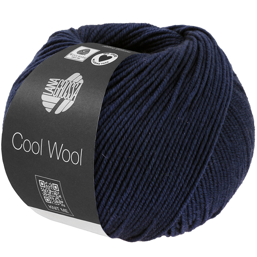 Cool Wool Mélange - 1494 Nattblå melerad