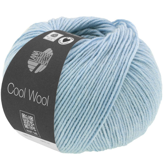 Cool Wool Melange (We Care) - 1420 Ljusblå melerad - Butik Maglia
