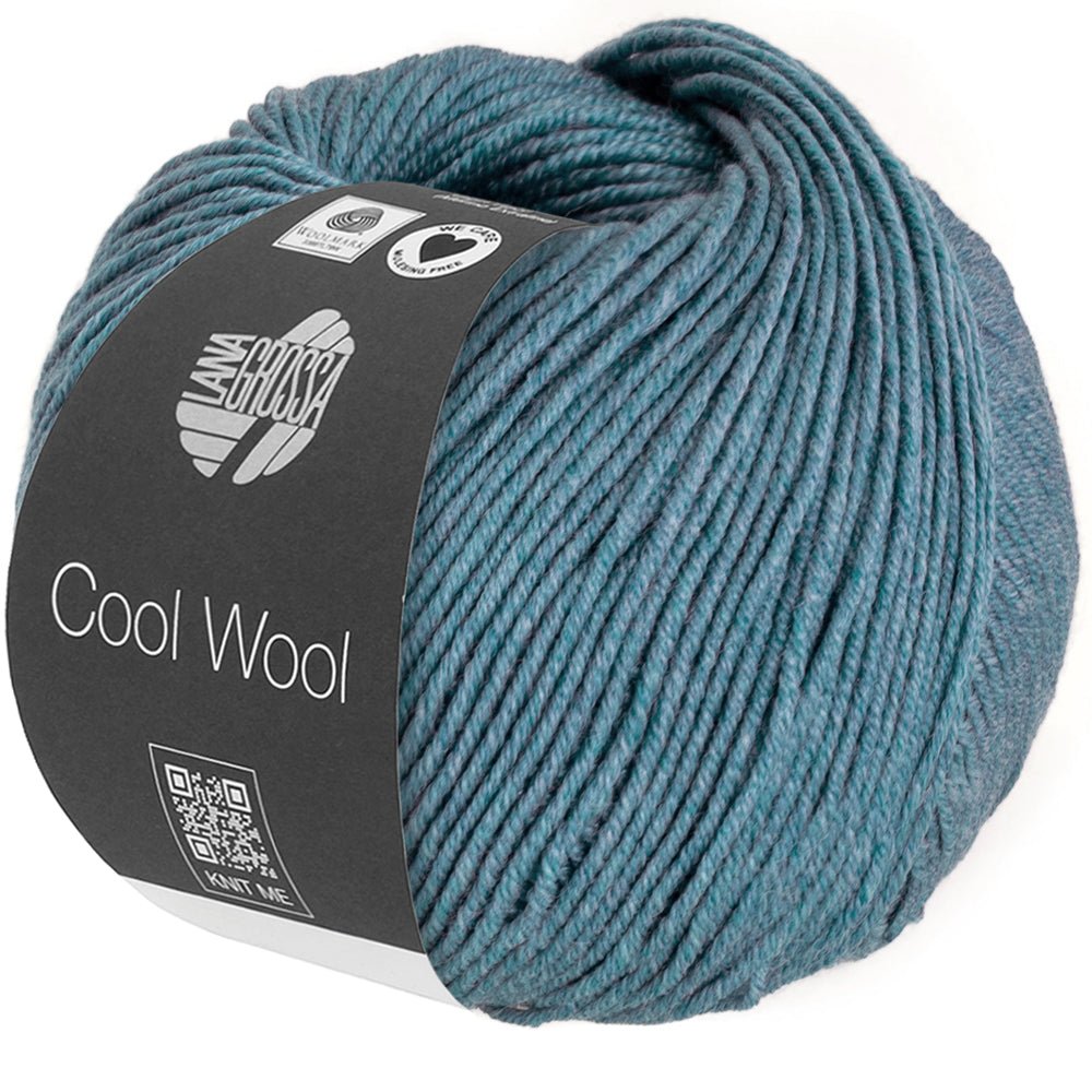 Cool Wool Melange (We Care) - 1433 Duvblå melerad - Butik Maglia