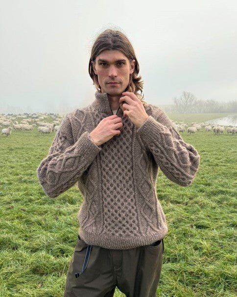 Dagmar Zipper Sweater Man - Butik Maglia