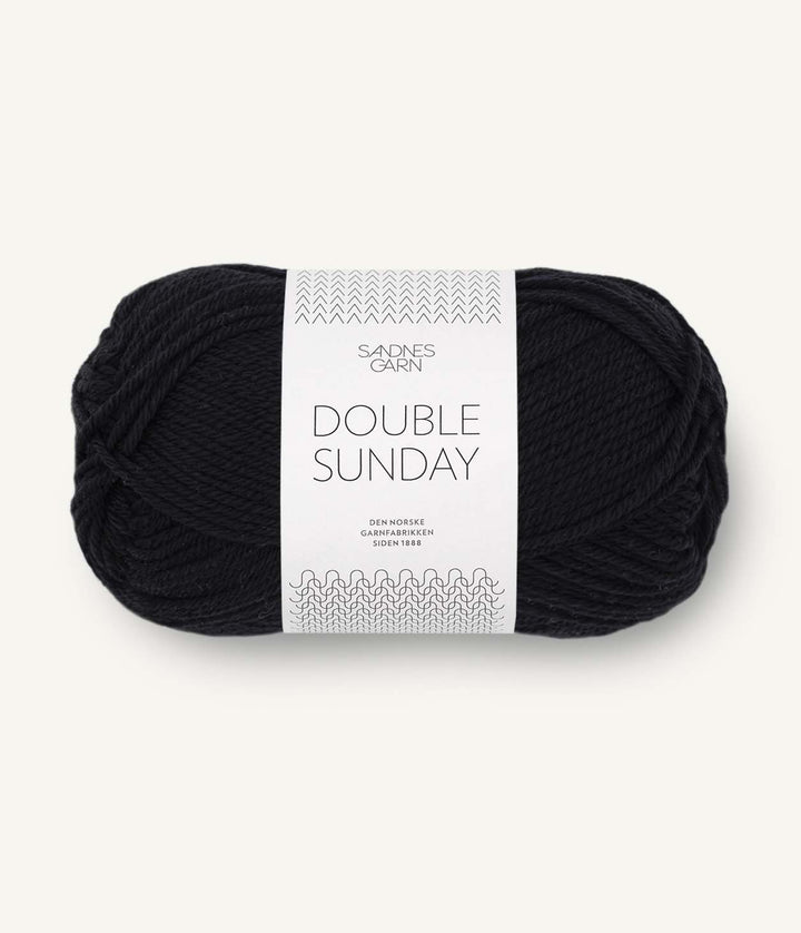 Double Sunday - 1099 Svart - Butik Maglia