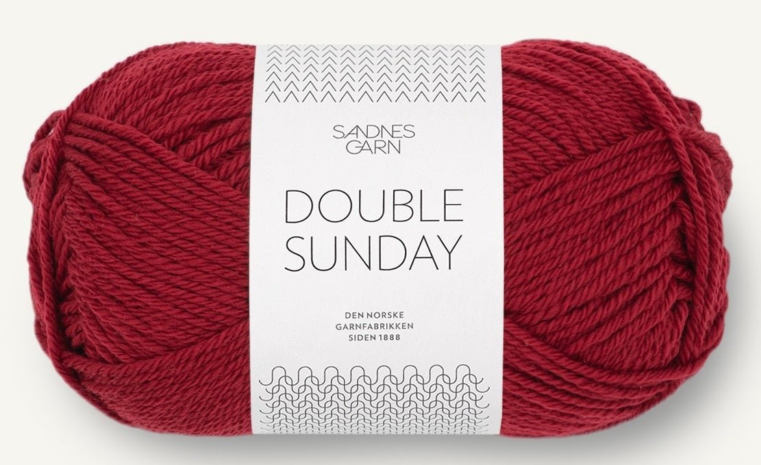 Double Sunday - 4236 Djup röd - Butik Maglia