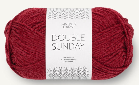 Double Sunday - 4236 Djup röd - Butik Maglia