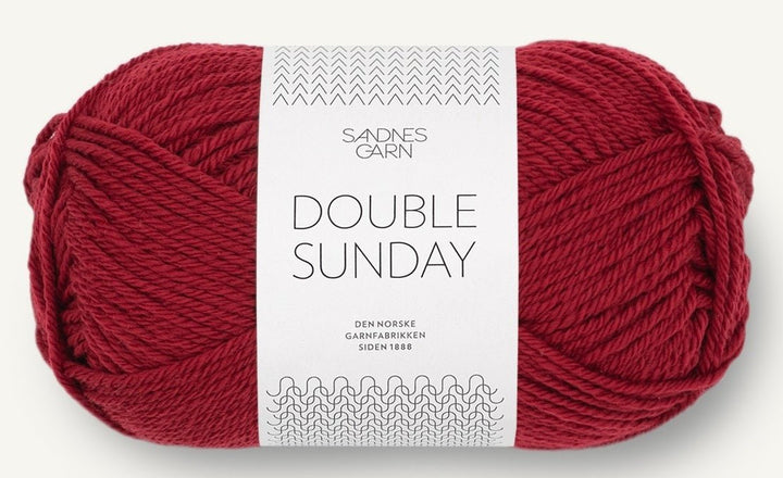 Double Sunday - 4236 Djup röd - Butik Maglia