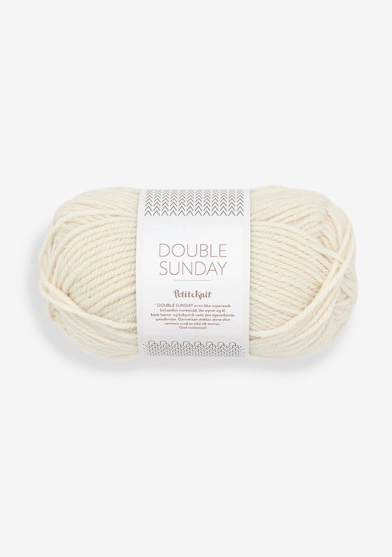 Double Sunday PetiteKnit - 1012 Wipped Cream - Butik Maglia