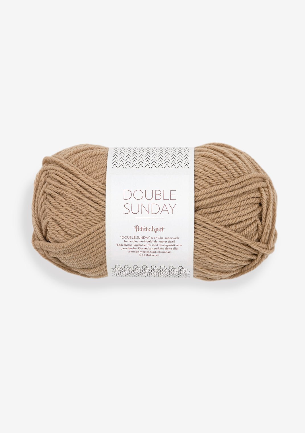 Double Sunday PetiteKnit - 2542 Camel - Butik Maglia