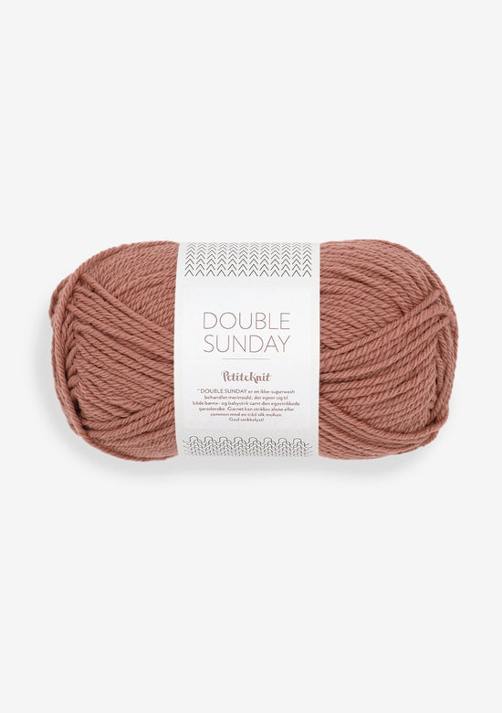 Double Sunday PetiteKnit - 3553 Dusty Rouge - UTGÅTT - Butik Maglia