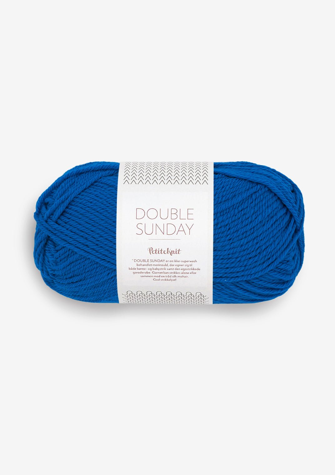 Double Sunday PetiteKnit - 6046 Electric Blue - Butik Maglia
