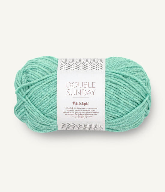 Double Sunday PetiteKnit - 7723 Mint - Butik Maglia