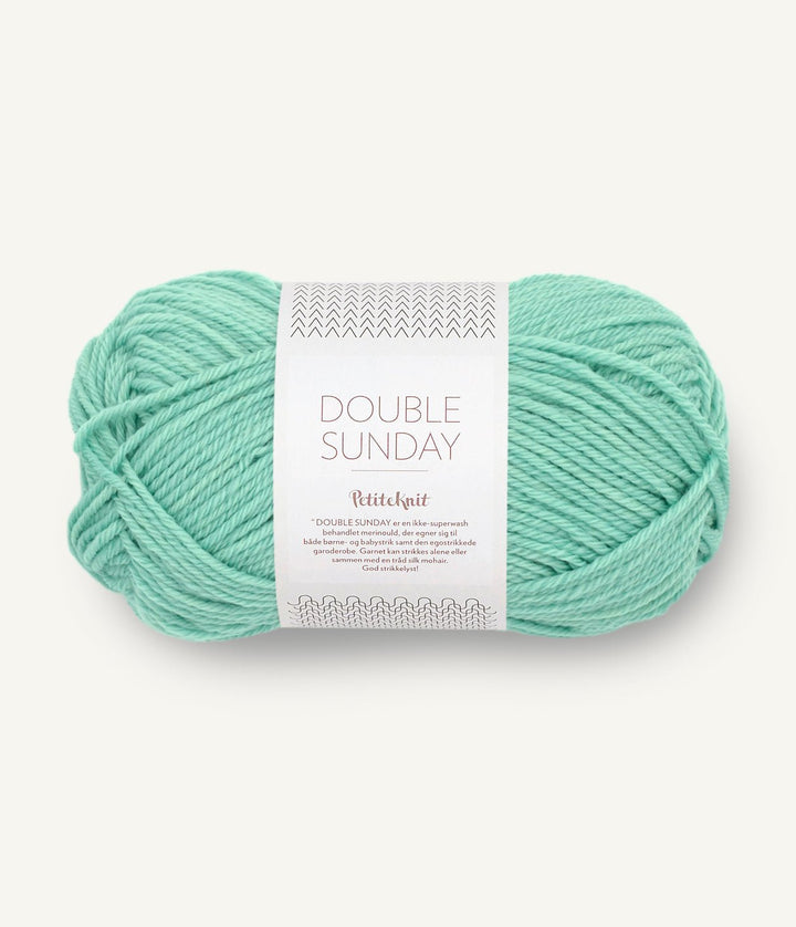 Double Sunday PetiteKnit - 7723 Mint - Butik Maglia