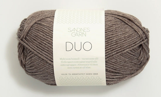 Duo - 2652 Mellanbrun melerad - Butik Maglia