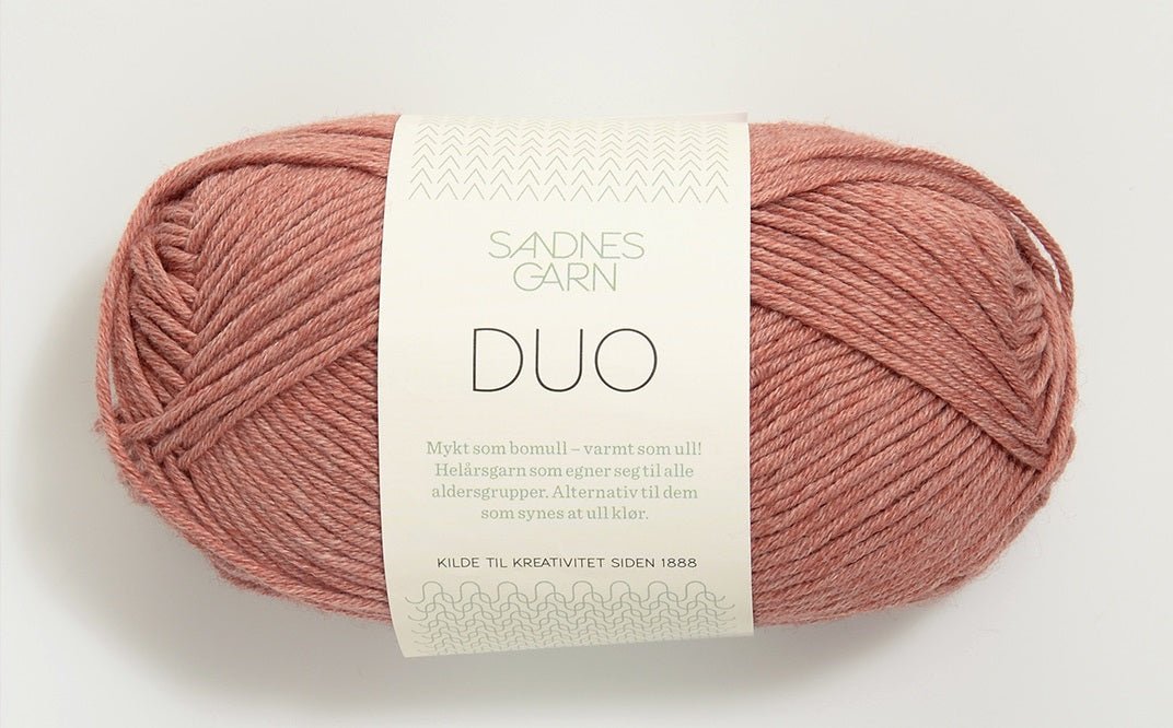 Duo - 3543 Varmbrun melerad - Butik Maglia