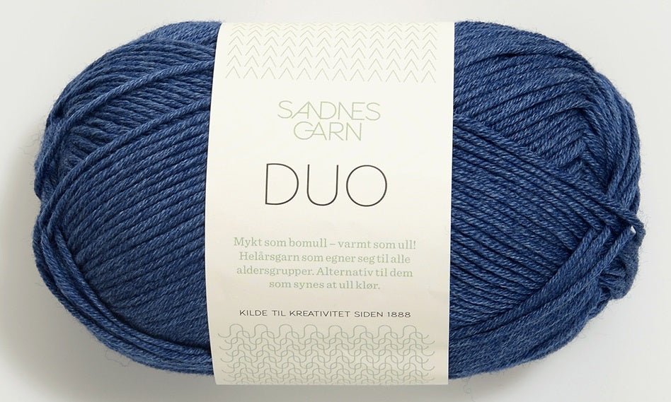 Duo - 5864 Blå melerad - Butik Maglia