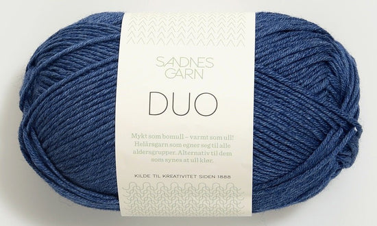 Duo - 5864 Blå melerad - Butik Maglia