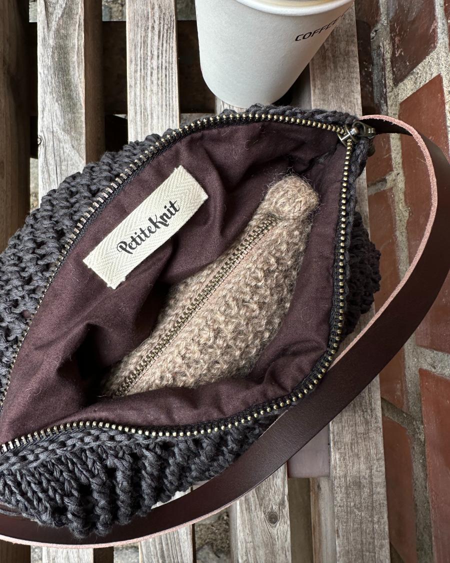 Fodertyg till väska med rund botten 48 cm - Brun - Butik Maglia