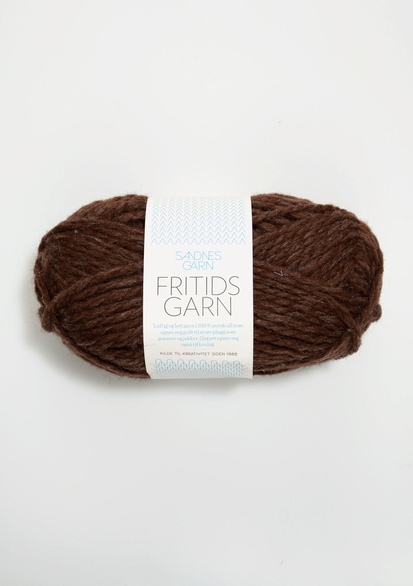 Fritidsgarn - 4071 Mörk Brunmelerad - Butik Maglia