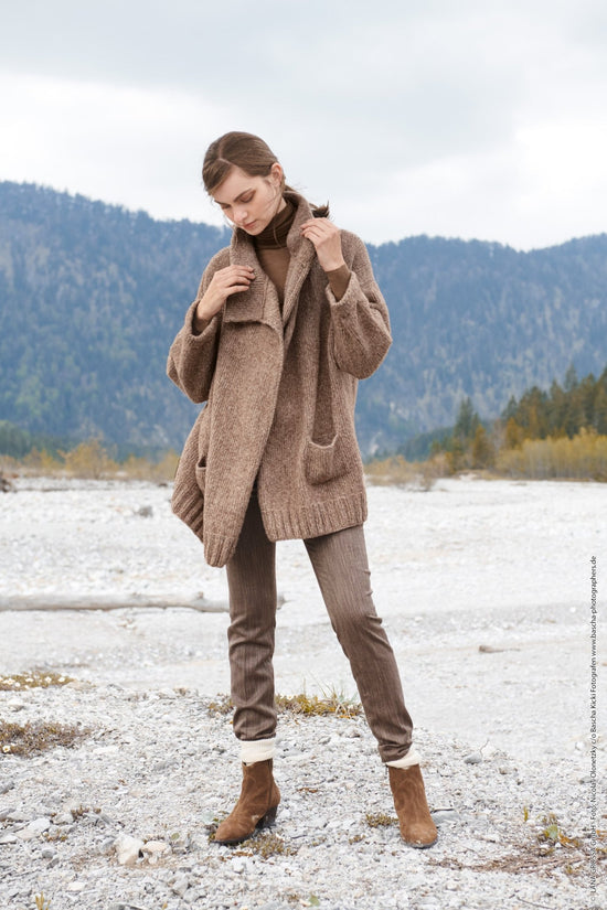 Fusione - Rosa/Råvit melerad REA - Butik Maglia