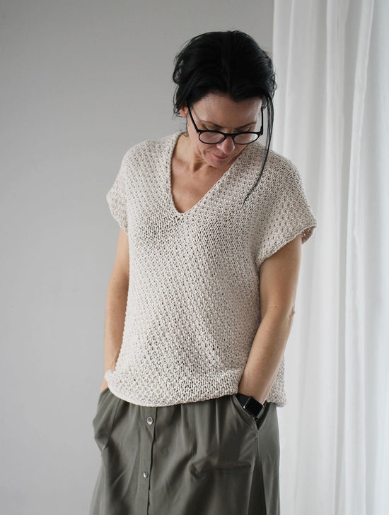 Grovstrikka T - skjorte - Butik Maglia