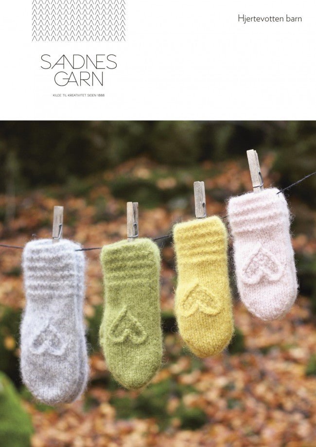 Hjertevotten Barn - Butik Maglia