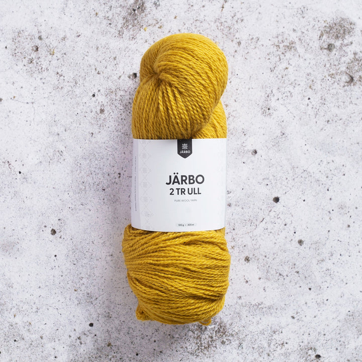 Järbo 2tr Ull 100 g - 114 Gul - Butik Maglia