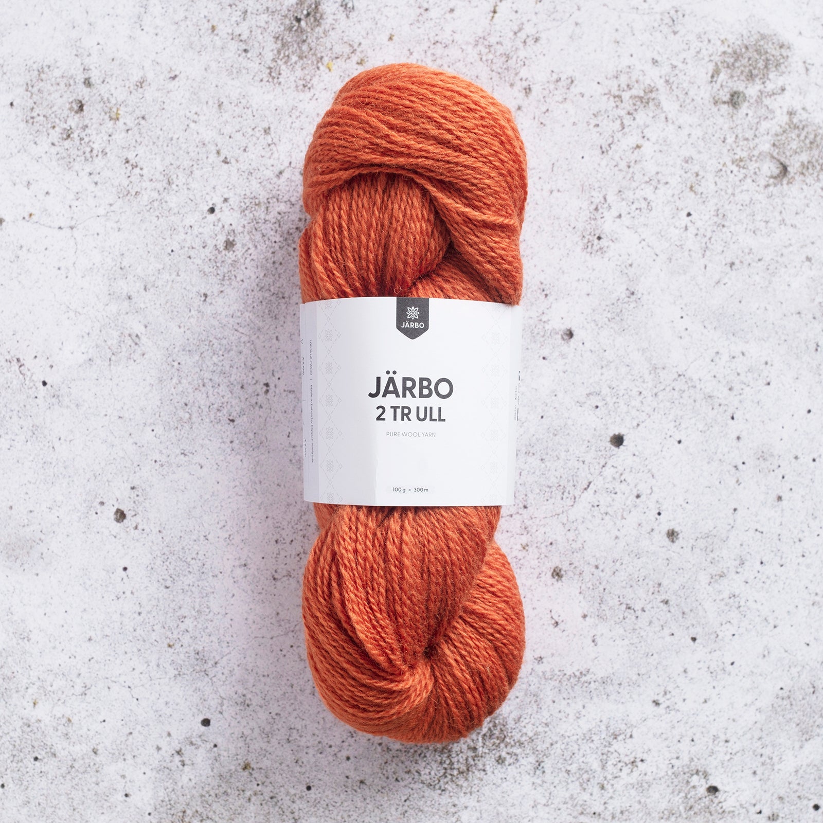 Järbo 2tr Ull 100 g - 119 Spicy Orange - Butik Maglia