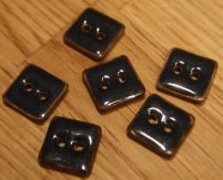 Kokos Kvadrat Lackerad - 18 mm - Butik Maglia