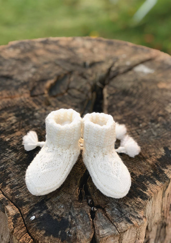 KongleBySigrun - Hjerte babysokker - Butik Maglia