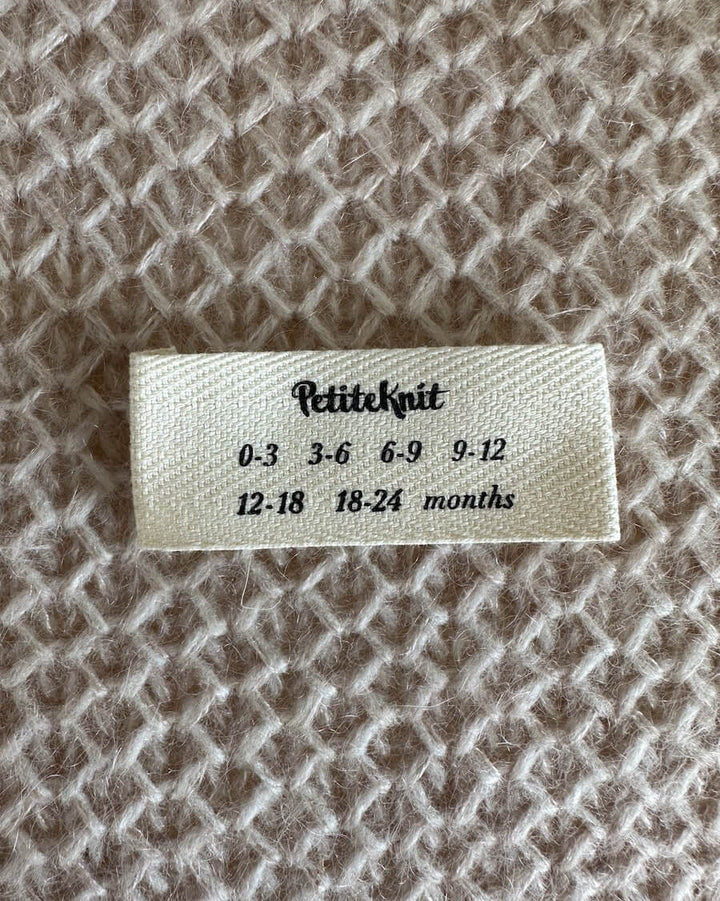 Label with baby sizes - Butik Maglia