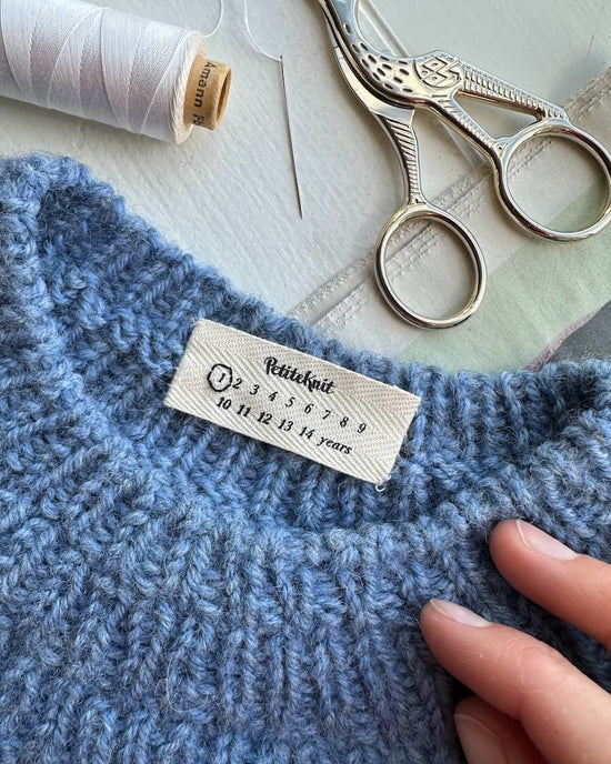 Label with children's sizes - Butik Maglia