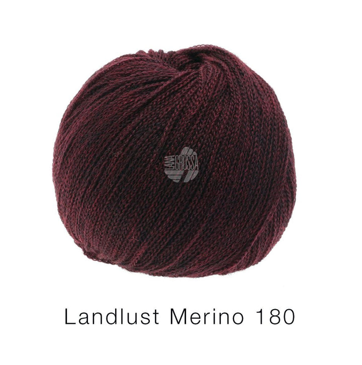 Landlust Merino 180 GOTS - Burgund - Butik Maglia