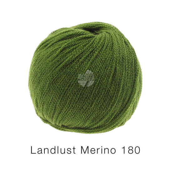 Landlust Merino 180 GOTS - Grön - Butik Maglia