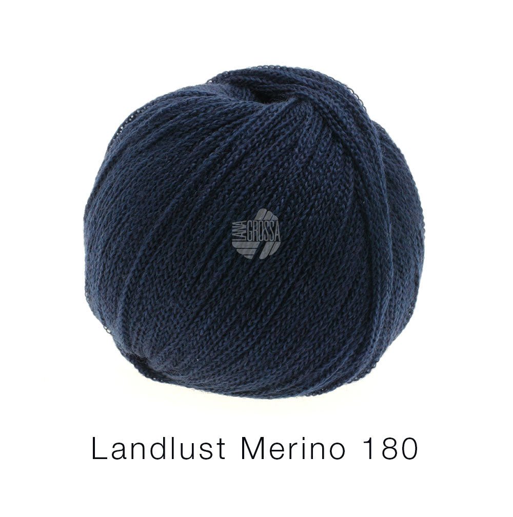 Landlust Merino 180 GOTS - Mörkblå - Butik Maglia