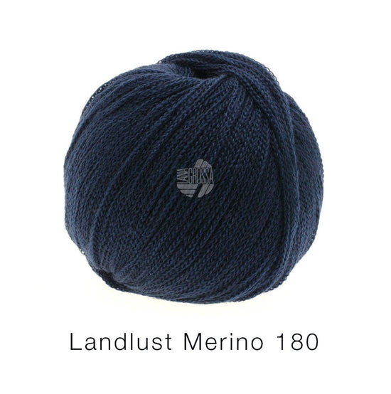 Landlust Merino 180 GOTS - Mörkblå - Butik Maglia