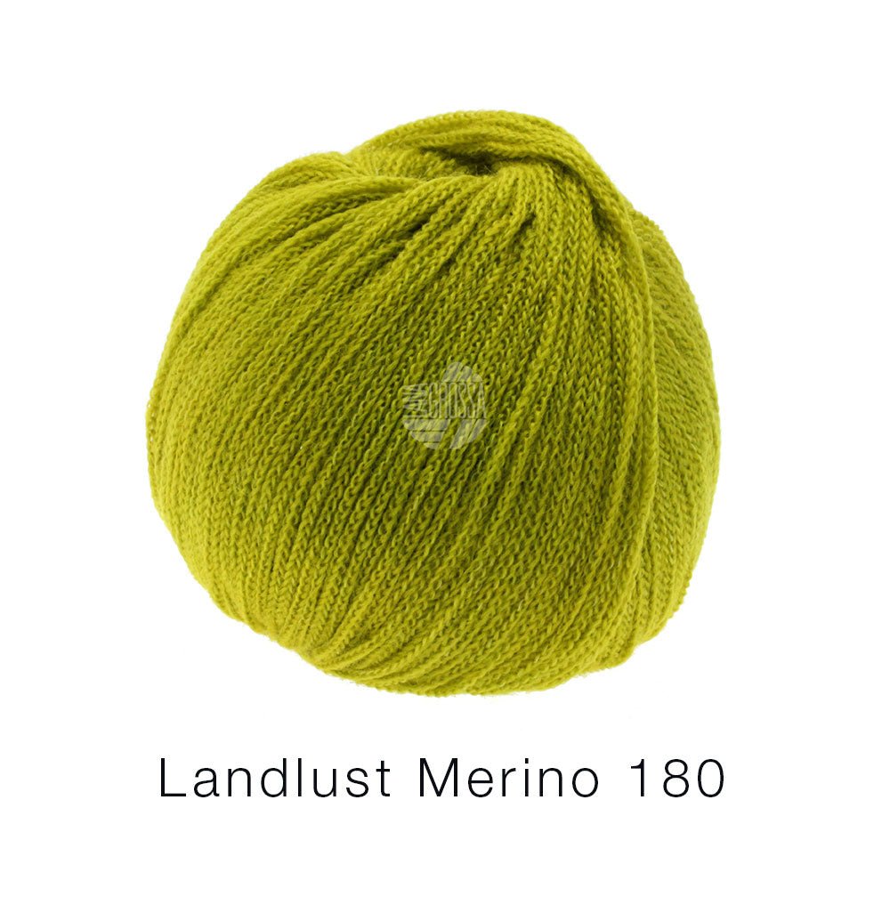 Landlust Merino 180 GOTS - Mossgrön - Butik Maglia