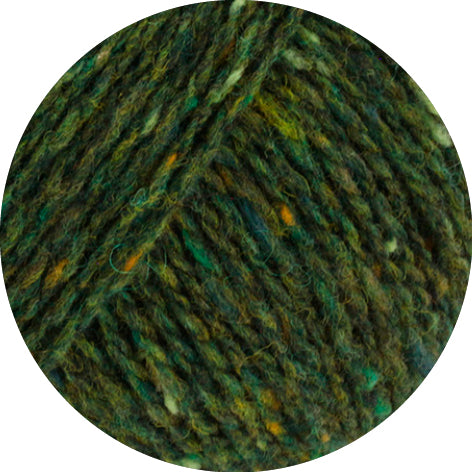 LL Soft Tweed 180 - 107 Mörkgrön melerad