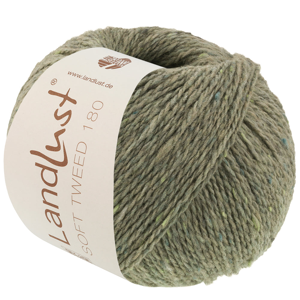 LL Soft Tweed 180 - 135 Salviagrön Melerad