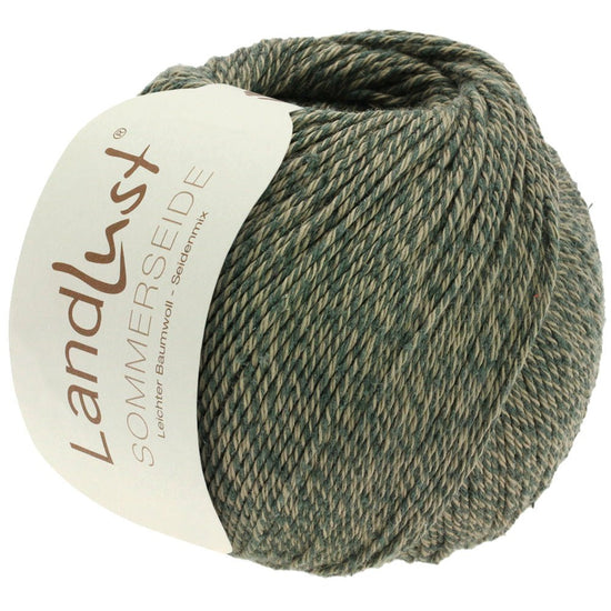 Landlust Sommerseide - 30 Mörkgrön/Beige - UTGÅTT - Butik Maglia