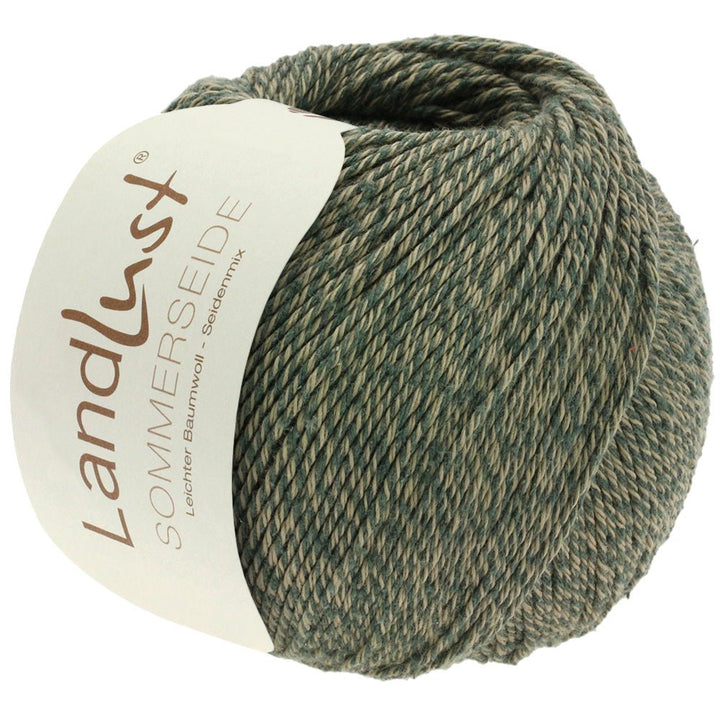 Landlust Sommerseide - 30 Mörkgrön/Beige - UTGÅTT - Butik Maglia