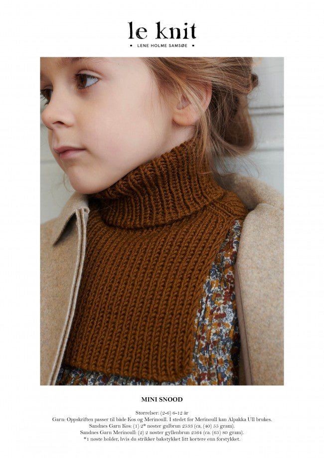 Le Knit - Mini Snood (hals) - Lene H. Samsoe - Butik Maglia