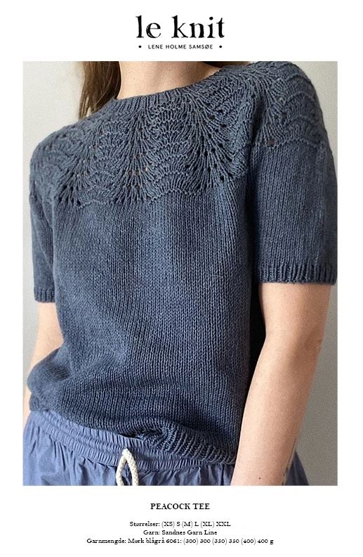 Le Knit - Peacock Tee - Lene H. Samsoe - Butik Maglia