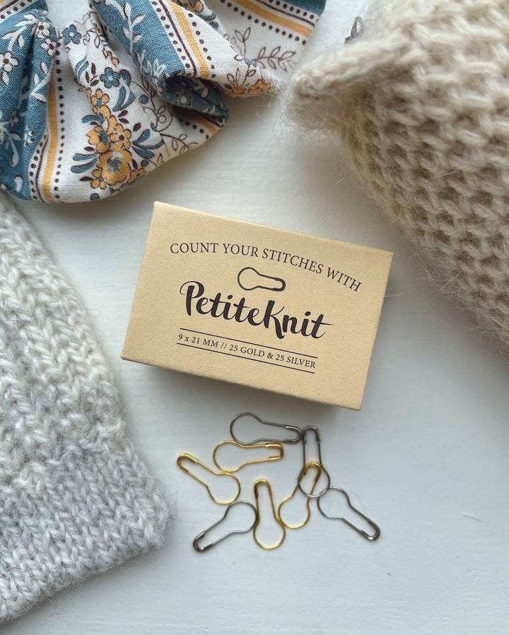 Maskmarkörer "Count Your Stitches With PetiteKnit" - Stitch markers - Butik Maglia