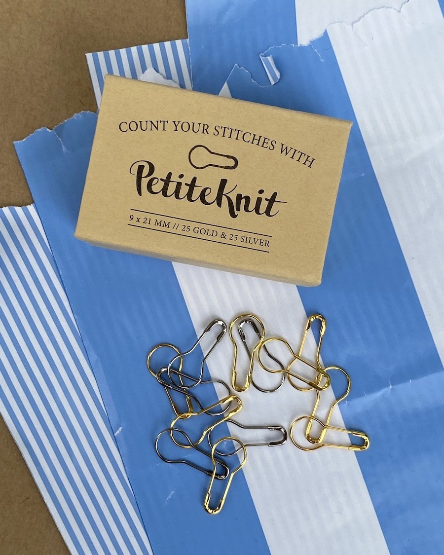 Maskmarkörer "Count Your Stitches With PetiteKnit" - Stitch markers - Butik Maglia