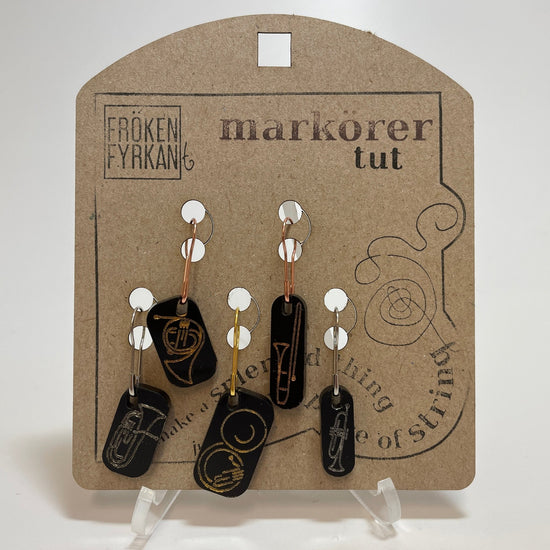 Maskmarkörer Fröken Fyrkant - Tut - handmålade - Butik Maglia